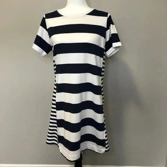 Tommy Bahama Nautical Striped Cotton Shirt Dress - Picture 4 of 12